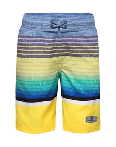 Быстросохнущие плавки-шорты на шнурке для больших мальчиков с сетчатой ​​подкладкой UPF50+ XS-XXL, желтый Rokka&rolla