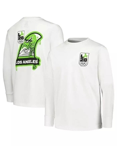 Белая футболка с длинным рукавом Big Boys LA28 Summer Olympics, белый Outerstuff