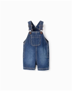 Джинсовый комбинезон для мальчика с регулируемыми лямками, синий Zippy