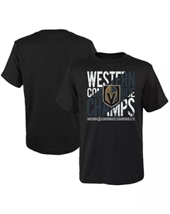 Черная футболка Big Boys and Girls Vegas Golden Knights Western Conference Champions 2023, черный Fanatics