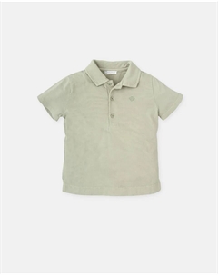 Рубашка поло с короткими рукавами для мальчика из 100% хлопка, цвет Caqui Tutto piccolo