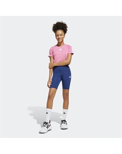 Футболка и леггинсы Train Essentials с тремя полосками для мальчиков, розовый Adidas