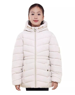 Водонепроницаемая куртка-пуховик для девочек 4–18 лет, слоновая кость/кремовый Rokka&rolla