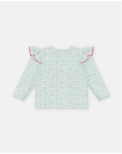 Купальники для девочек с зеленым принтом, бирюзовый Martin aranda