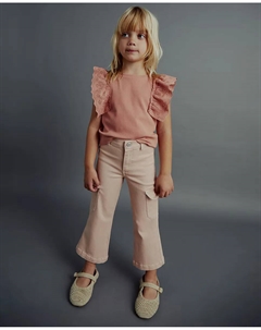 Джинсовые брюки-карго, цвет Rosa claro Сфера