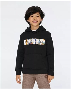 Толстовка с капюшоном из флиса с рисунком для больших мальчиков Scotch&soda