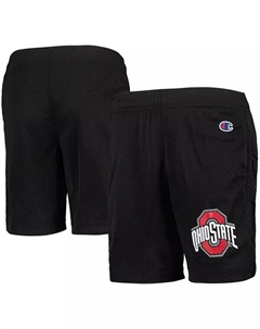 Черные шорты Ohio State Buckeyes Classic Mesh для больших мальчиков и девочек Champion