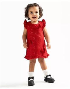 Платье для вечеринки с пайетками из твида для девочки Rare editions