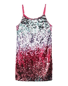 Платье без рукавов с пайетками для больших девочек Sparkle & shine