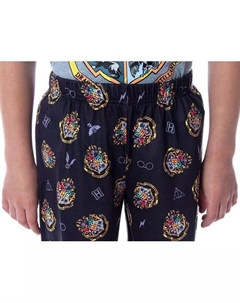 Футболка и шорты Big Boys Hogwarts Castle, комплект из 2 предметов, пижама, черный Harry potter