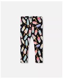 Леггинсы-капри с принтом для больших девочек, леденцы на палочке, мультиколор Deux par deux