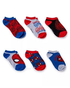 Носки для больших мальчиков с низкой посадкой, упаковка из 6 шт Marvel