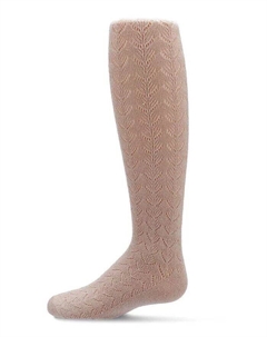 Колготки с мерцающими пуантами для маленьких девочек, бежевый Memoi