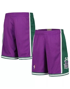 Большие мальчики и девочки Фиолетовые шорты Milwaukee Bucks Hardwood Classics Swingman Mitchell and ness