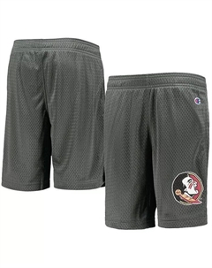 Шорты классические сетчатые из древесного угля для больших мальчиков и девочек Florida State Seminoles Champion