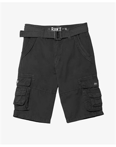 Шорты-карго из твила с поясом для мальчиков, серый Xray