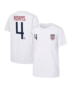 Футболка с именем и номером Тайлера Адамса из команды Big Boys and Girls, белая, USMNT Outerstuff