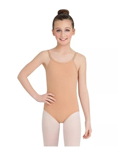 Купальник на бретельках для девочек Team Basic с регулируемыми бретелями, бежевый Capezio