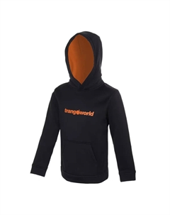Детская толстовка Kura, черный/оранжевый Trangoworld