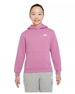 Спортивная одежда Big Kids Club флисовый пуловер с капюшоном, красный Nike