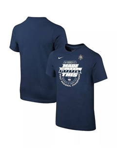 Футболка для раздевалки мужского баскетбольного турнира NCAA March Madness Final Four Regional Champions, команда Big Boys and Girls Navy UConn Huskies 2023 Nike