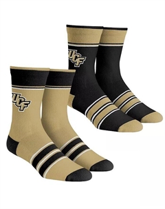Носки для мальчиков и девочек UCF Knights Multi-Stripe, комплект из 2 пар носков Team Crew Rock 'em