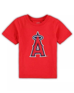Красная футболка с логотипом Los Angeles Angels Team Crew Primary для мальчиков и девочек Outerstuff