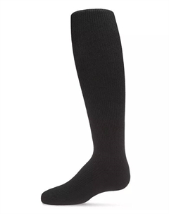 Тонкие хлопковые колготки в рубчик для маленьких девочек, черный Memoi