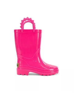 Неоновые резиновые сапоги для маленьких девочек, розовый Western chief