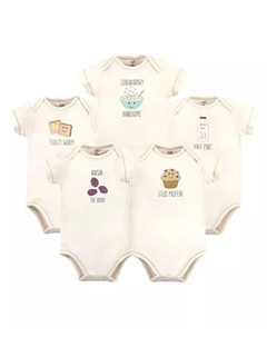 Боди Muffin для маленьких девочек и мальчиков, 5 шт, мультиколор Touched by nature