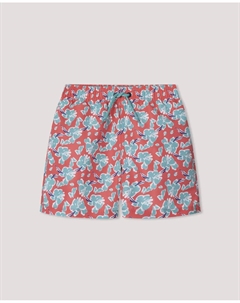 Купальник-бермуды для мальчиков с цветочным принтом, оранжевый Hackett