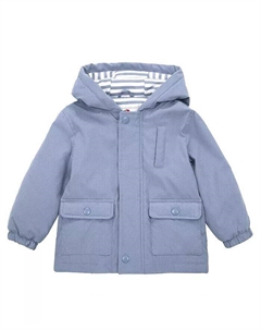 Легкая куртка-пуховик для маленьких мальчиков 6-24 мес, синий Rokka&rolla