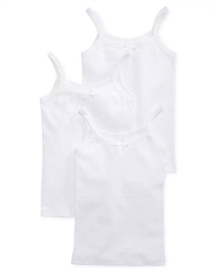 Комплект из 3 маек, для маленьких и больших девочек, белый Maidenform