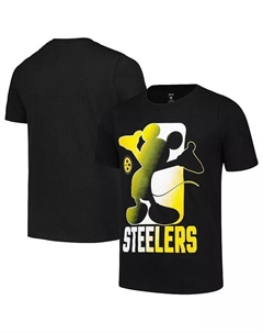 Черная футболка Big Boys Pittsburgh Steelers Disney Cross Fade, черный Outerstuff
