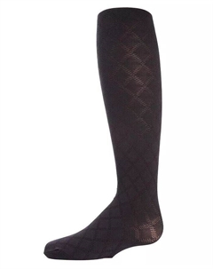 Непрозрачные колготки для девочек с цветами и бриллиантами, синий Memoi