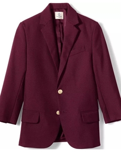 Блейзер Hopsack для больших мальчиков, красный Lands' end