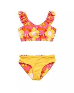 Малыш, ребенок Девочки Pop of Sunshine оборка укороченный бикини Snapper rock