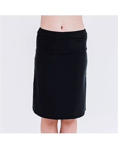 Купальник-юбка длиной до колена для больших девочек, черный Calypsa