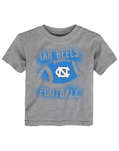 Футболка с трафаретом для мальчиков и девочек цвета «серый» в стиле Северной Каролины Outerstuff