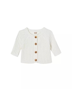 Вязаный кардиган, белый Cotton:on