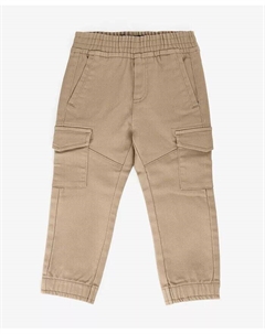 Брюки-карго для бега с эластичной резинкой на талии для мальчиков, коричневый/бежевый Xray
