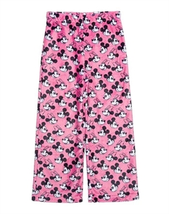 Большие девчачьи плюшевые штаны для дома с Микки и Минни Disney