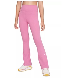 Расклешенные леггинсы Big Girls One Dri-FIT, красный Nike