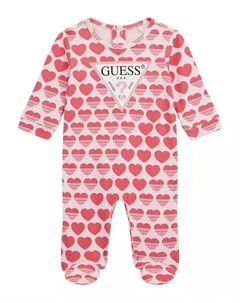 Комбинезон с длинными рукавами для девочки с принтом, мультиколор Guess