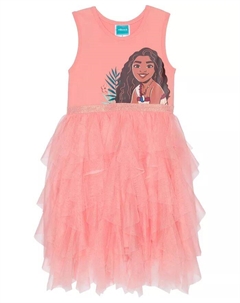 Платье без рукавов Moana Way Finder для малышей и маленьких девочек, оранжевый Disney