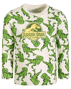 Футболка с принтом «Парк Юрского периода» для малышей, коричневый/бежевый Epic threads