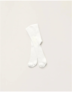 Колготки для мальчиков с эластичным поясом, однотонные, белый Zippy