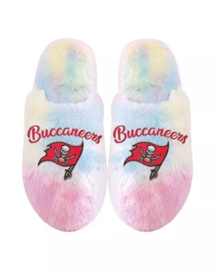 Большие мальчики и девочки Tampa Bay Buccaneers Радужные тапочки с надписью Foco