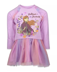 Платье для девочек «Холодное сердце» принцессы Лило и Стич Минни Маус Моана (2T–14–16 лет), розовый Disney