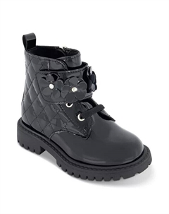 Мотоботинки Daria Flower для девочек-малышей, черный Jessica simpson